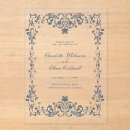Recherche de cadre baroque invitations Minimaliste