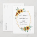 Recherche de sunflower wedding save the dates Rustique