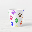 Recherche de patte de chien tasses Empreintes digitales
