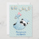 Recherche de panda bear baby shower invitations Bleu