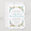 Recherche de lapin mariage invitations Floral