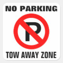 Recherche de parking autocollants Avertissement