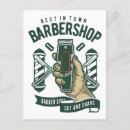 Recherche de barbershop cartes postales Rétro
