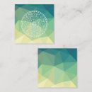 Recherche de mandala vert cartes visite Boho