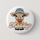 Zoek naar hoogland buttons Koe op het hoogland