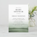 Recherche de vert baby shower invitations Neutre
