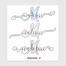 Recherche de script autocollants Monogramme