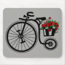 Recherche de vintage vélo tapis souris Fleurs