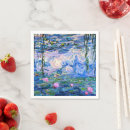 Recherche de monet serviettes Nénuphars
