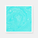 Zoek naar golven strand servetten Turquoise