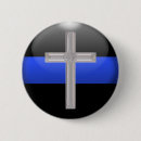 Recherche de blue line mince badges Cannette de fil