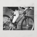 Recherche de vélo noir et blanc cartes postales Cycliste