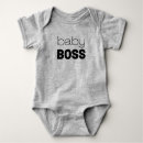 Recherche de boss bébé vêtements Typographie