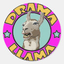 Zoek naar drama lama stickers Grappig