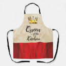 Recherche de reine rouge tabliers Reine de la cuisine