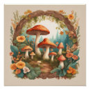 Recherche de champignon magique posters Moderne