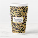 Recherche de motif léopard tasses Empreinte de léopard