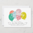 Recherche de ballons colorés invitations Enfants