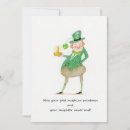Recherche de mes charmes chanceux invitations Leprechaun