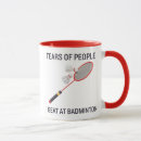 Zoek naar badminton mokken Grappig