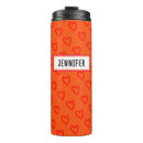 Recherche de cœur voyage mugs Orange