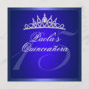Recherche de diadème de diamant invitations Bleu