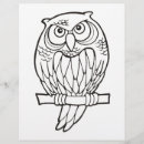Recherche de dessin hibou puzzles Chouette
