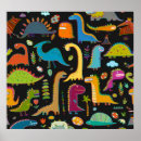 Recherche de dinosaures posters Bébé