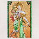 Recherche de alphonse mucha puzzles Floral