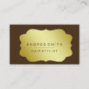 Recherche de cheveux bruns cartes visite Maquillage