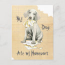 Zoek naar weimaraner briefkaarten Grijze geest