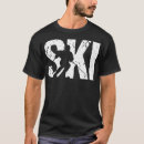 Recherche de ski drôle tshirts Mignon