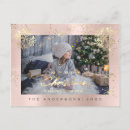 Recherche de noël rose cartes postales Flocons de neige