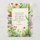 Recherche de corinthiens 13 cartes postales Verset de la bible