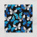 Recherche de motif papillon cartes visite Bleu