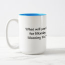 Recherche de lundi matin tasses Café