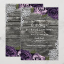 Recherche de pourpres roses mariage invitations Floral