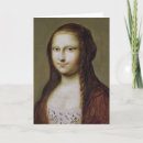 Recherche de mona lisa vœux cartes Gioconda