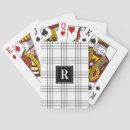 Recherche de motif plaid jeux de cartes Initiale