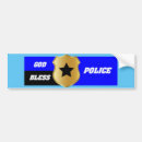 Recherche de ligne bleue voiture autocollants Soutien à la police