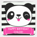 Recherche de panda mignon autocollants Parti