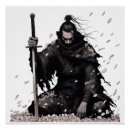 Recherche de guerrier samouraï posters Sombre