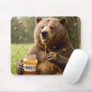 Recherche de abeille drôle tapis souris Miel