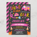 Recherche de firefighter invitations Fête de pompier