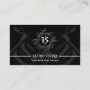 Recherche de studio de tatouage cartes visite Tatoueur
