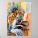 Recherche de filles au piano posters Peinture
