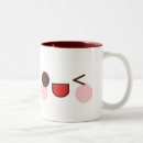 Recherche de visage heureux tasses Mignon
