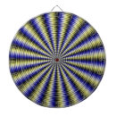 Recherche de illusion optique jeux de fléchettes Noir et blanc