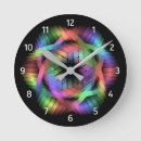 Zoek naar regenboog klokken Geometrisch