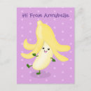 Recherche de banane mignonne cartes postales Kawaii